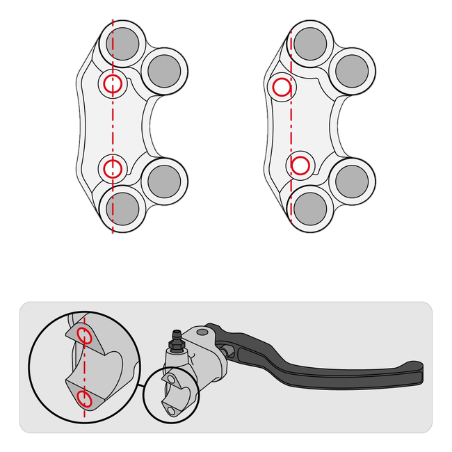 Lenkerschalter Street rechts JetPrime Aprilia RSV4 (21-26) JP PLDB 660 – versetztes Lochbild