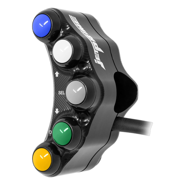 Lenkerschalter Sport links JetPrime Aprilia RSV4 RF (15-18) JP SPS 003 – für I2M-Dashboard