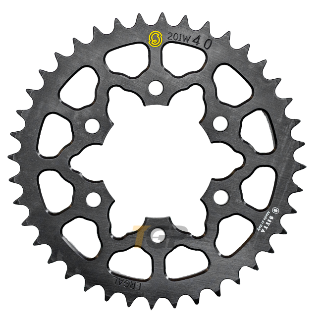 Sitta aluminijski lančanik Kawasaki ZX-10R/RR (04-26) (201W) – 37-47 zubi, 520 podjela 