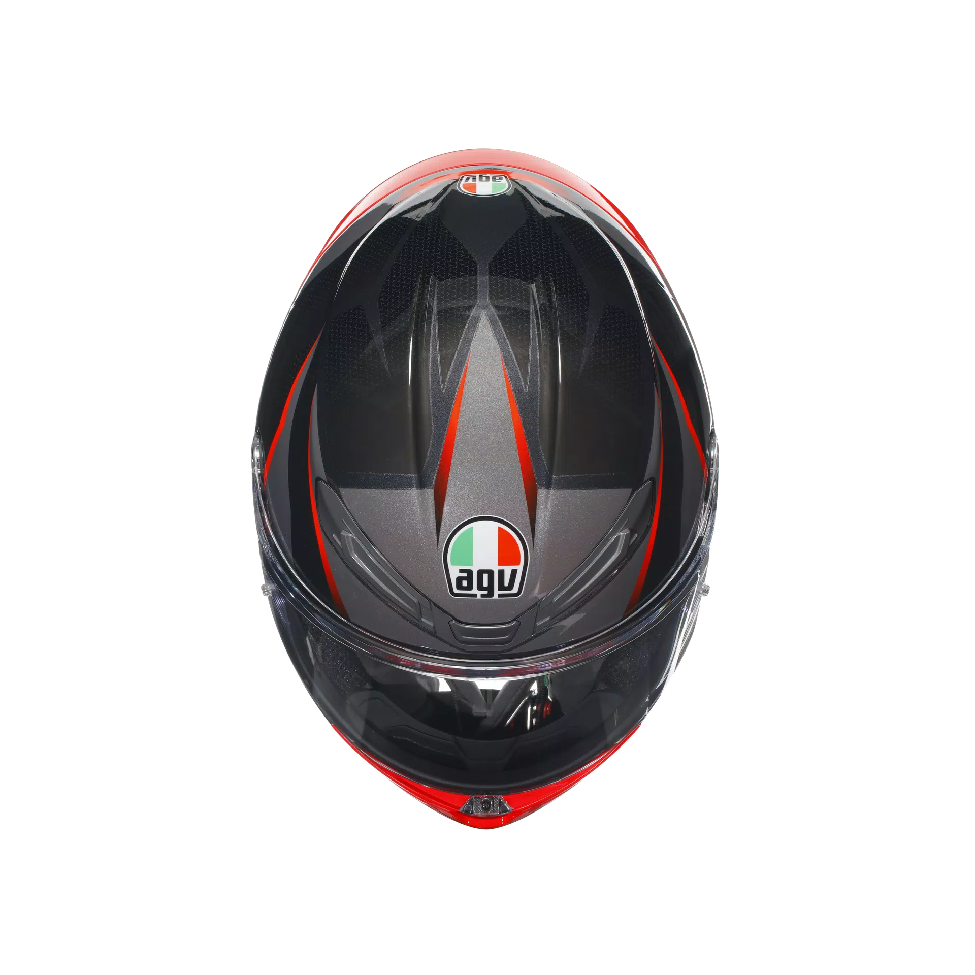 AGV K6 S kaciga Slashcut Crna/Siva/Crvena | 2118395001014 