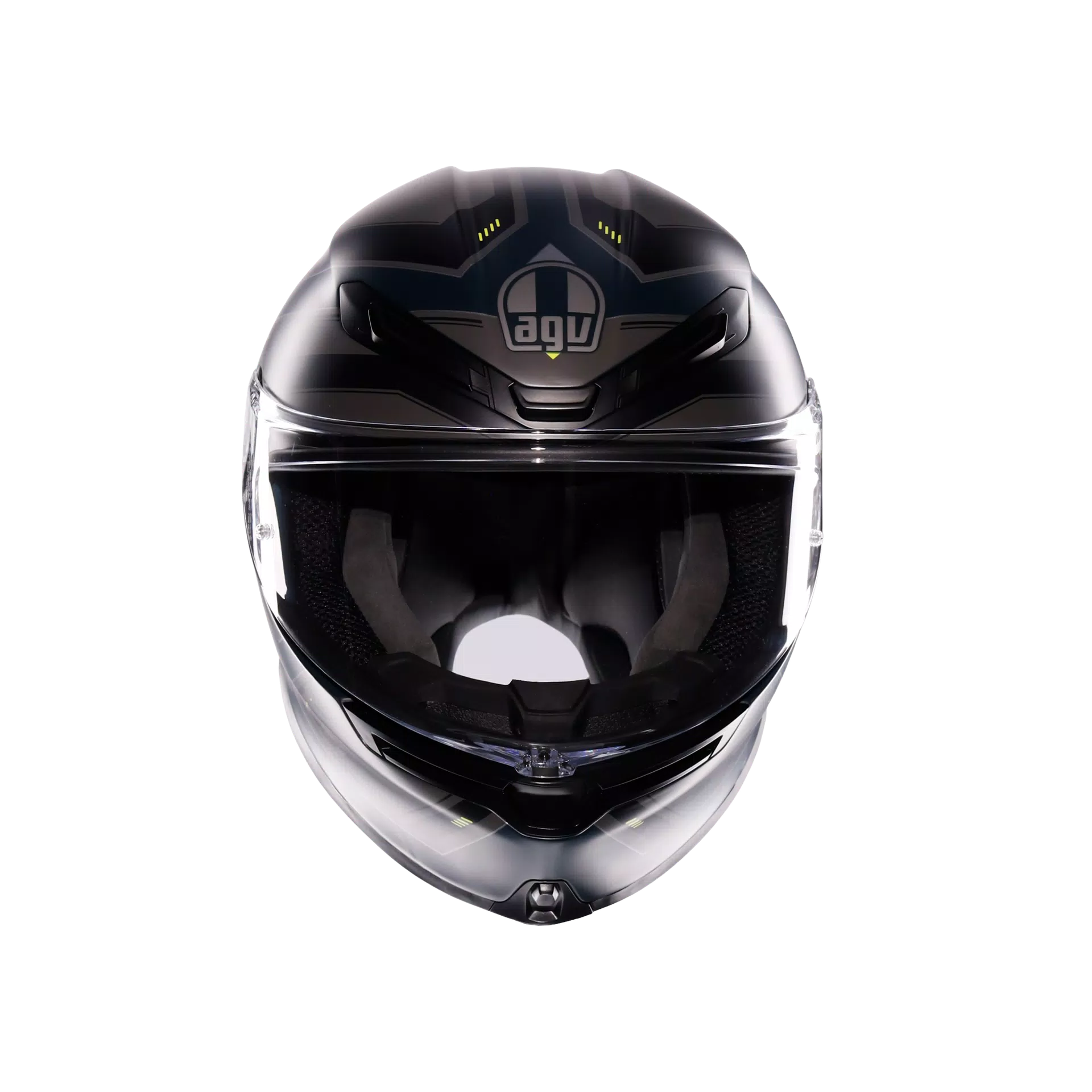 AGV K6 S kaciga Enhance Matt Siva/Žuta Fluo | 2118395001022 