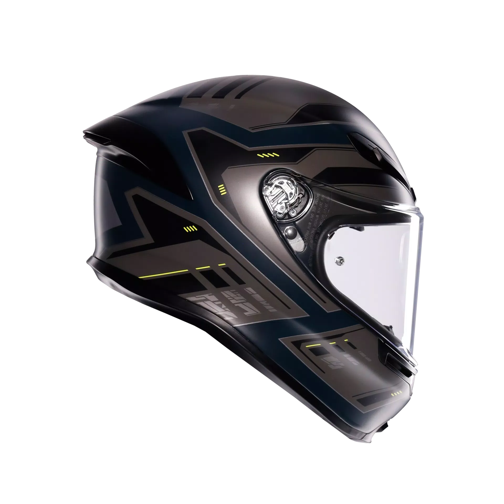 AGV K6 S kaciga Enhance Matt Siva/Žuta Fluo | 2118395001022 