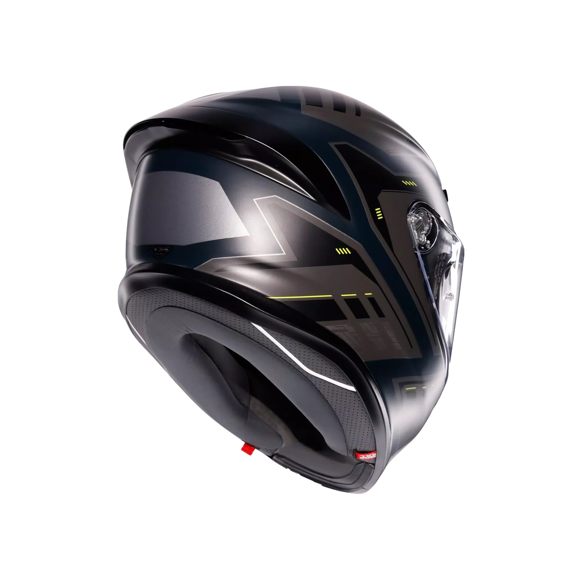 AGV K6 S kaciga Enhance Matt Siva/Žuta Fluo | 2118395001022 