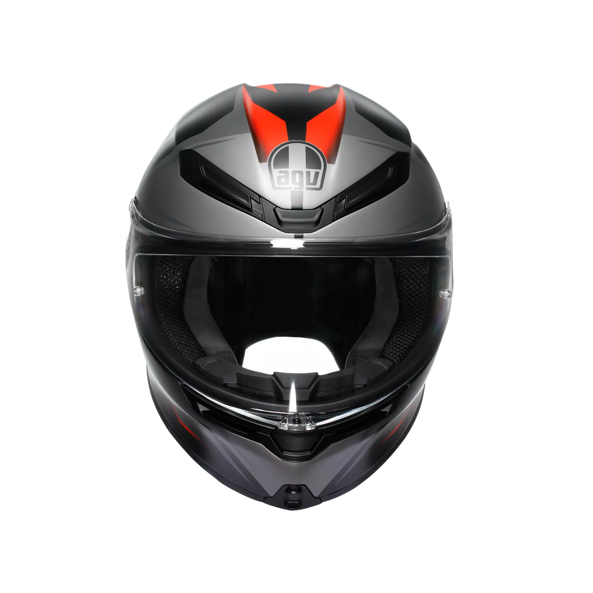 AGV K6 S kaciga Karve mat crna/siva/crvena | 2118395001024 