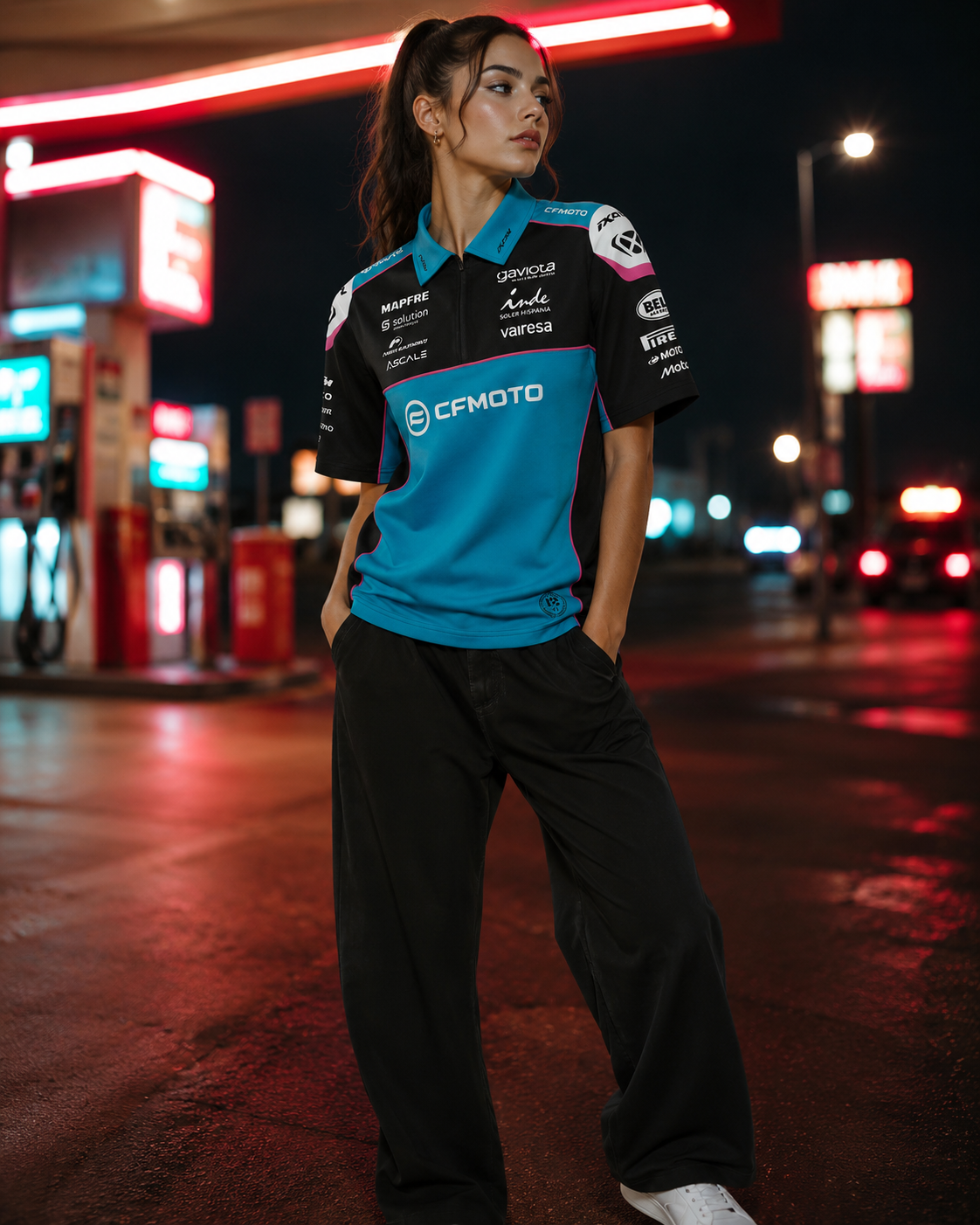 CFMOTO Aspar Racing Ángel-Nieto-Team polo majica replika 2026 IXON 