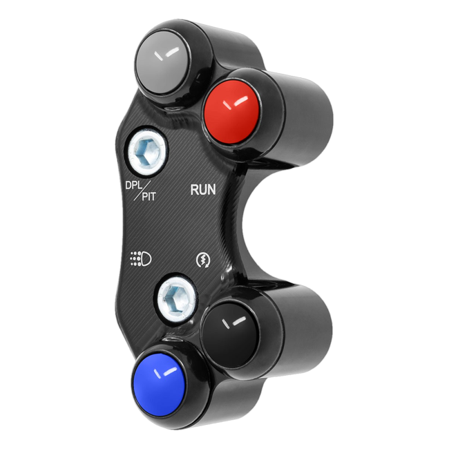 Lenkerschalter Street rechts JetPrime Ducati Panigale V4 (25-26) JP PLD 056 – fluchtendes Lochbild