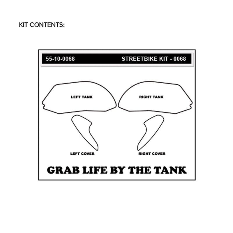 Stompgrip Vulcano Traction Pads Ducati Panigale 1199/1299 (12-18) 55-10-0068 