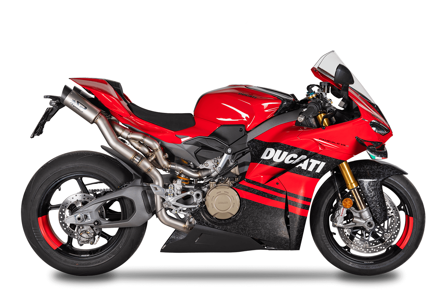 Spark ispušni sustav kompletna jedinica od nehrđajućeg čelika za Ducati Panigale V4/S (25-26) GDU8855T 