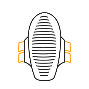 1x Micro-Lock Štitnik za prsa