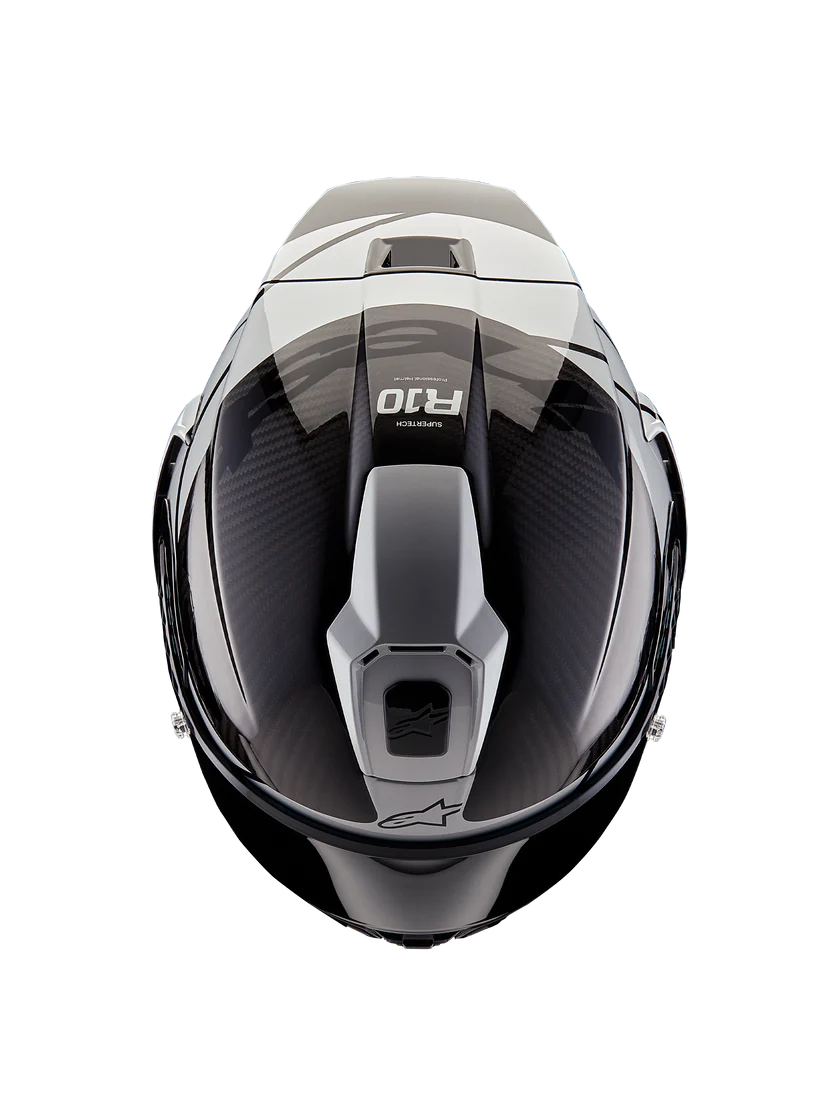 Alpinestars Supertech R10 Element kaciga karbon crna srebrna 8200324-1368 