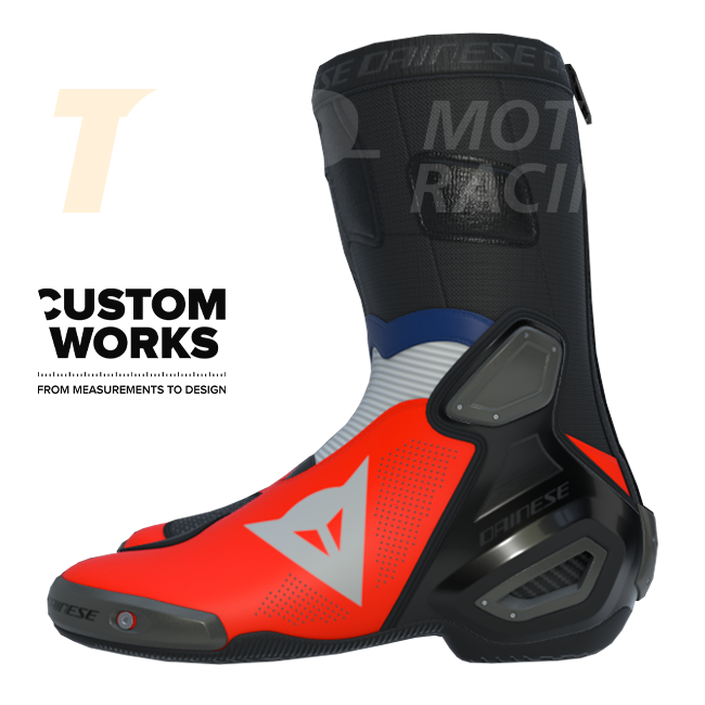 Dainese Axial 2 Air Racing und Straßen Motorradstiefel Herren | Francia Edition | Custom Works