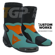 Dainese Axial 2 Racing i cestovne motociklističke čizme | Muškarci | Fluorot / Crno | Custom Works 