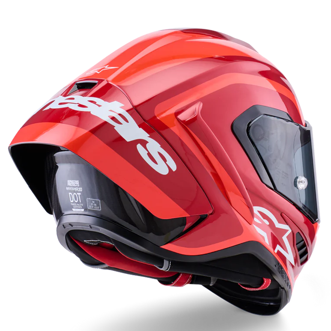 Alpinestars Supertech R10 kaciga Arius dvostruka crvena sjajna 8203926-1683 