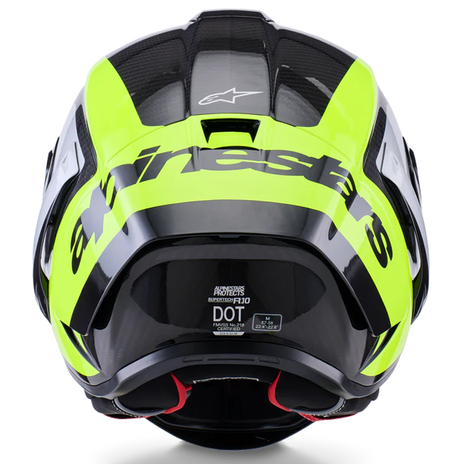 Alpinestars Supertech R10 kaciga Arius Žuta Fluo Sjaj 8203926-1699 