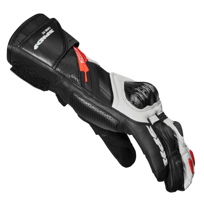 Spidi Carbo Fit Sport motociklističke kožne rukavice | Muške | Crvene | A226014 