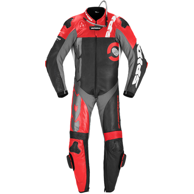 Spidi DP-Progressive jednodijelni Kožno odijelo – Perforirano trkaće odijelo | Muškarci | Crvena | Y161014 