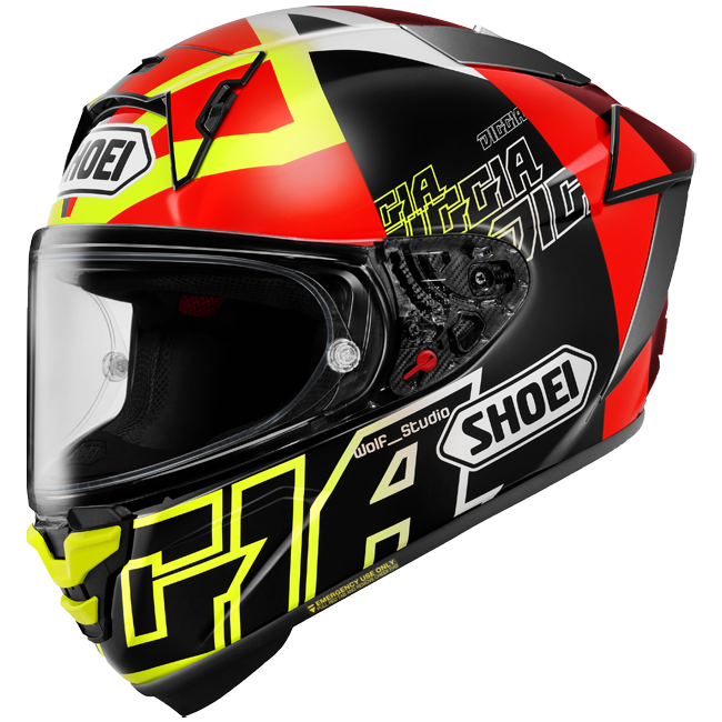 Shoei X-SPR PRO kaciga Diggia2 TC-3 Fabio Di Giannantonio Replica 2025 