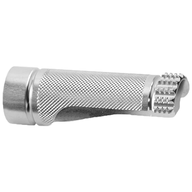 LighTech zamjenska noga čvrsta 75 mm – Srebrna/Crna | FTR1098 