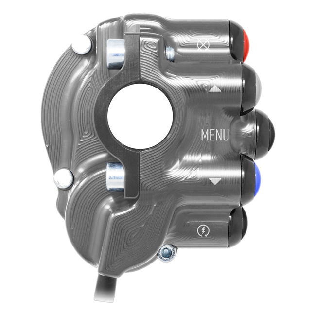 Gasgriffgehäuse mit integriertem Lenkerschalter JetPrime Yamaha YZF-R1M (20-24) JP CO YA033