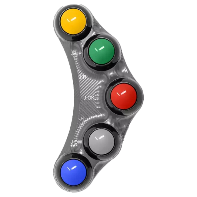 Upravljački prekidač Race lijevi JetPrime Aprilia RSV4/1100 Factory/RF/RR (17-20) JP PLSR 009 RF 