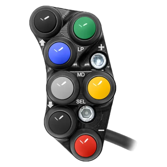 Prekidač upravljača Race lijevi JetPrime Ducati Panigale V4/S/R (18-24) JP PSR DU020 