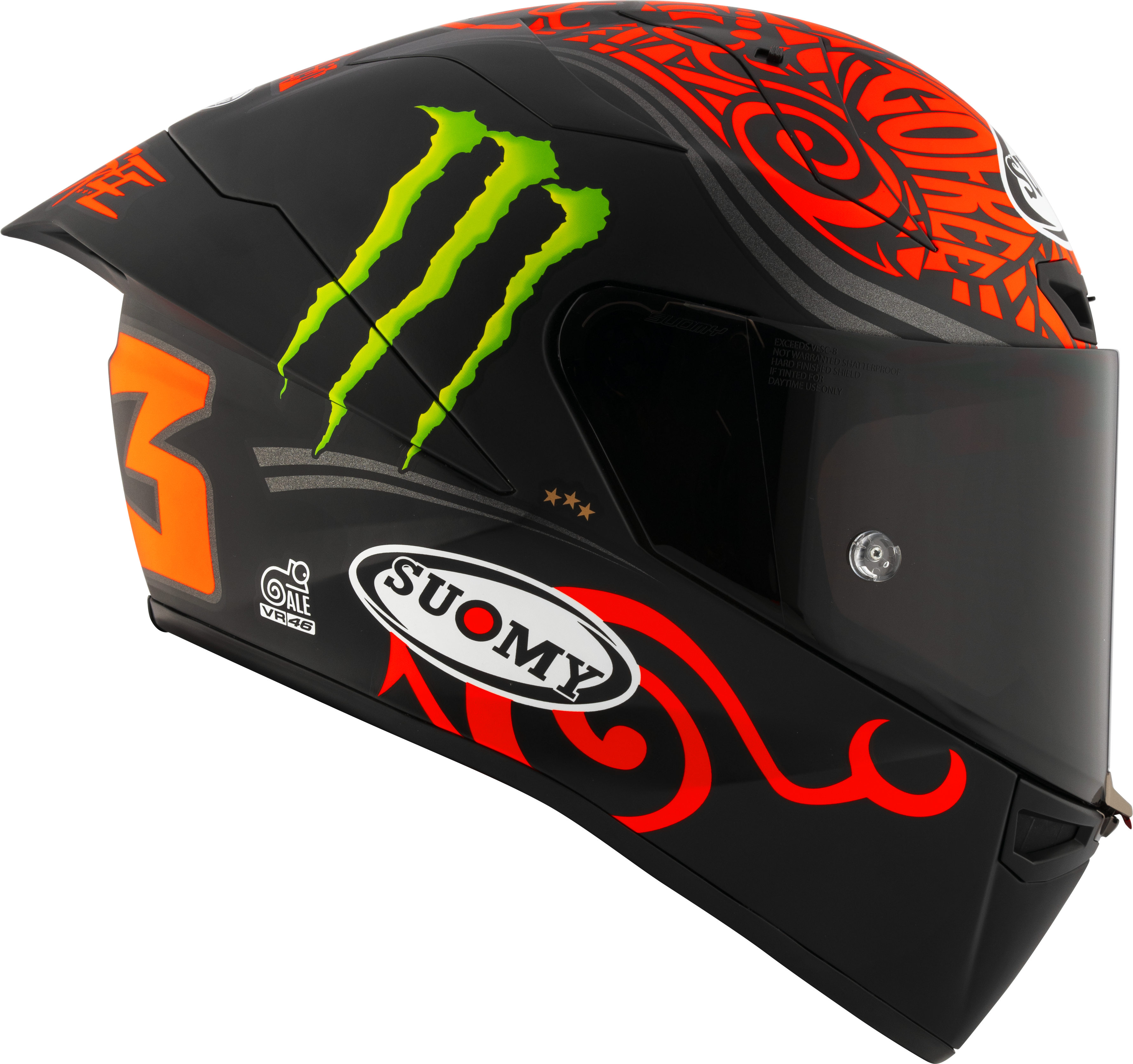 Suomy S1-XR GP kaciga Francesco Pecco Bagnaia Monster Replica 2024 K6SX0013 