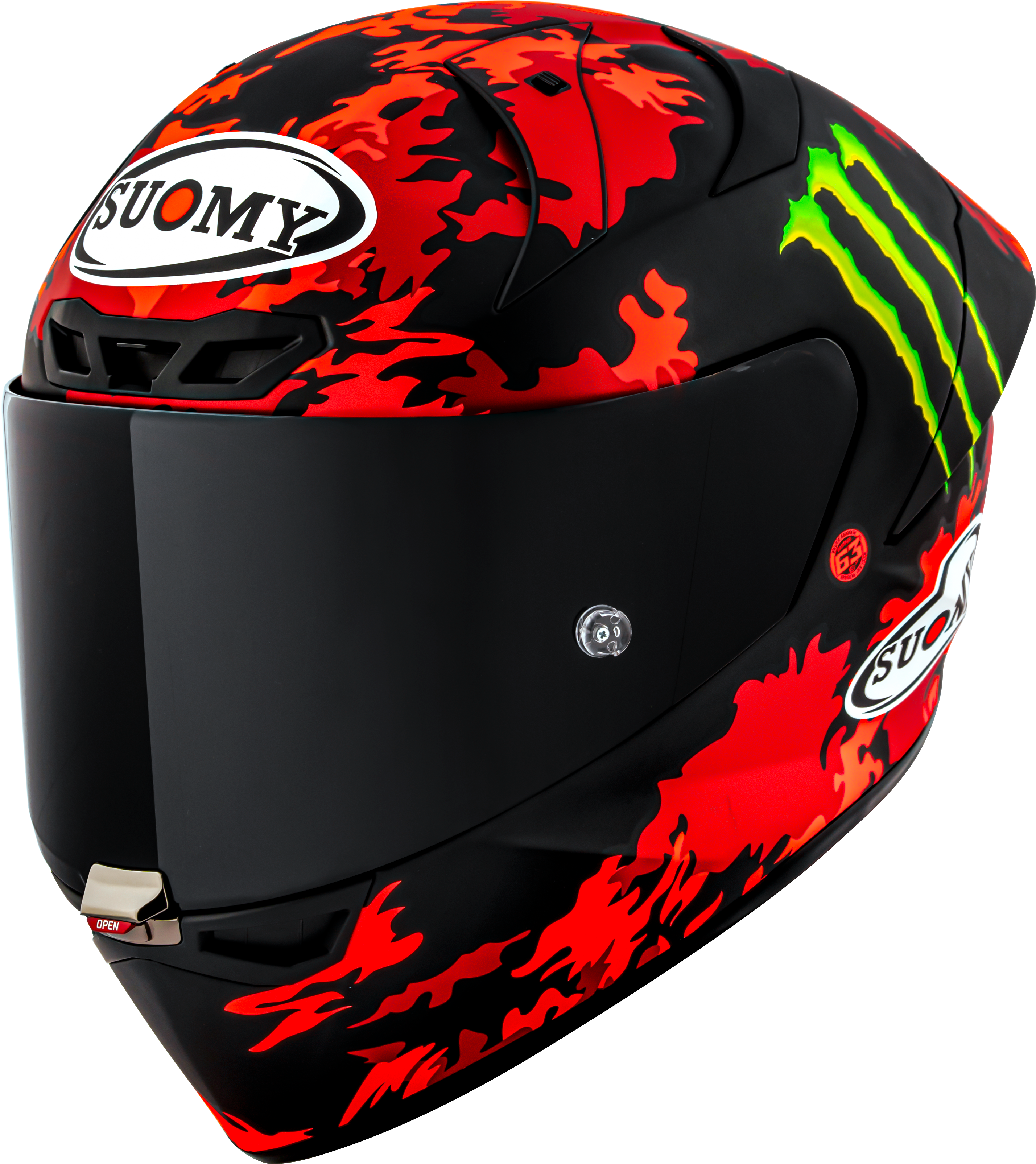 Suomy S1-XR GP kaciga Francesco Pecco Bagnaia Monster Replica 2025 K6SX0017 