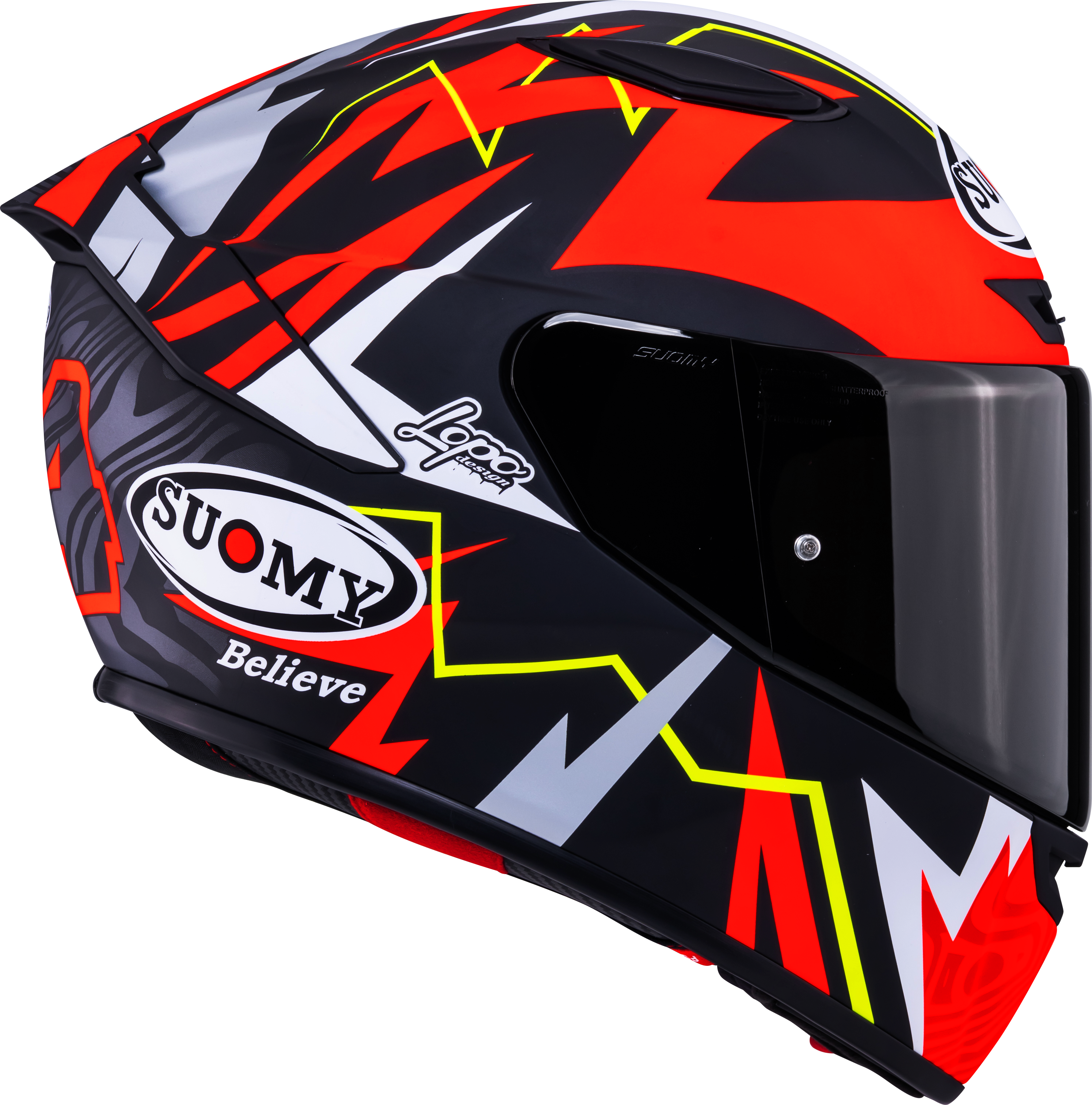 Suomy Track-1 kaciga mat crvena Sam Lowes replica 2025 K6T10020 