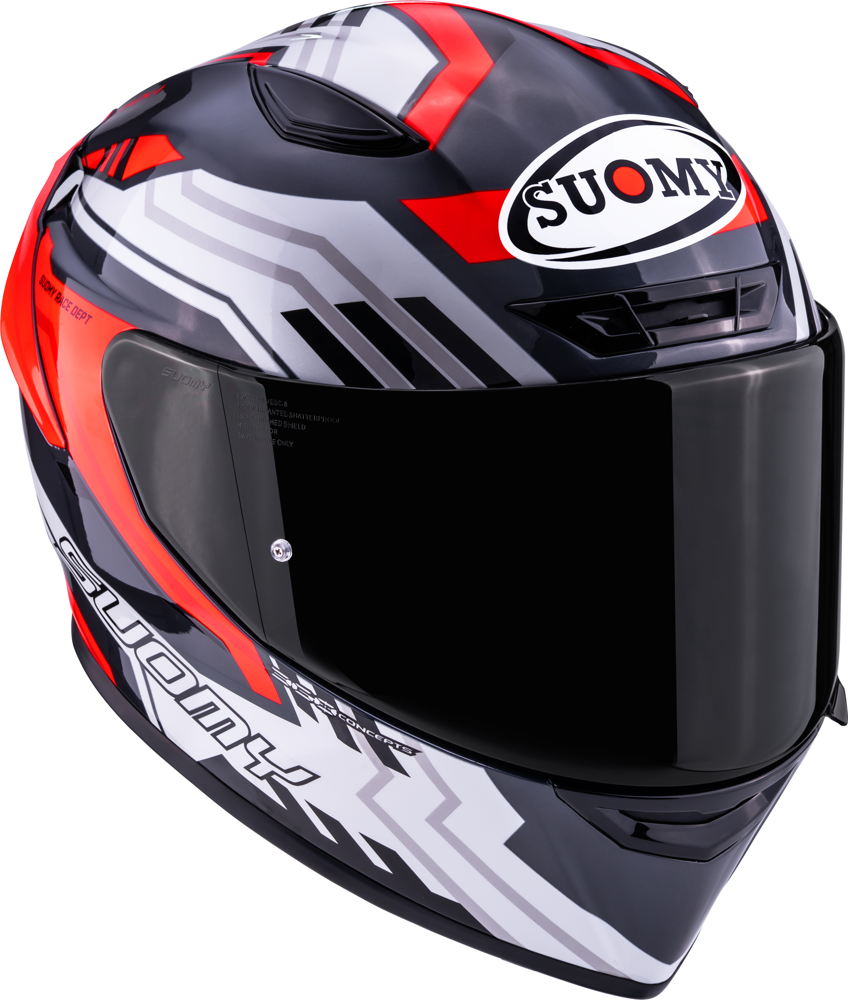 Suomy Track-1 kaciga Framework Bijela/Crvena K6T10022 
