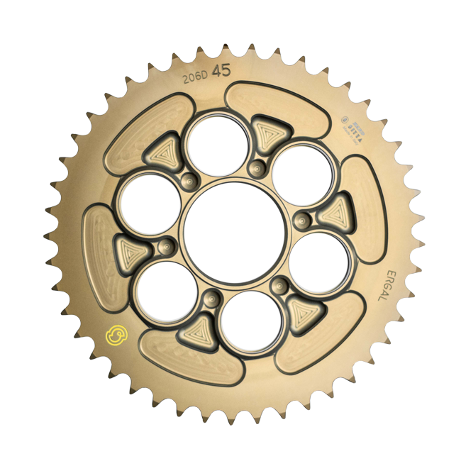 Sitta aluminijski lančanik Ducati Panigale V4/S/R (18-24) (206D) – 37-46 zuba, 520/525 razmak 