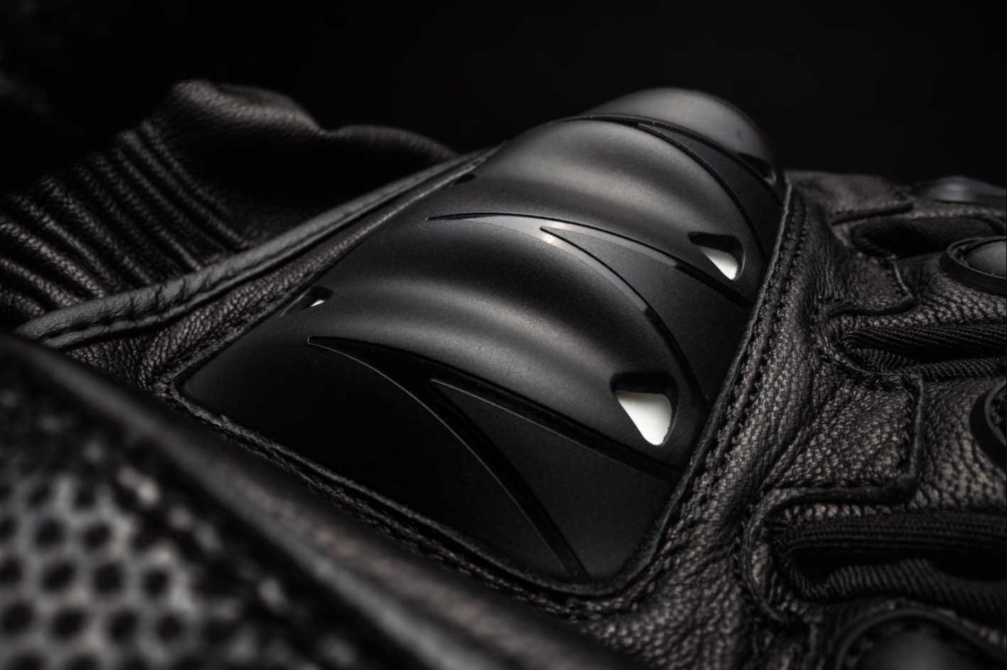 Knox Oulton MK2 Sport Lederhandschuhe | Herren | Schwarz/Weiß | 1011352160050