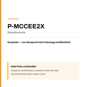 Akrapovic Dämpferschelle P-MCCEE2X — Platzhalter, kein Herstellerfoto verfügbar