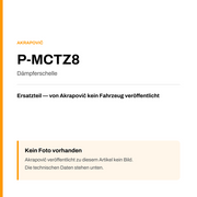 Akrapovic Dämpferschelle P-MCTZ8 — Platzhalter, kein Herstellerfoto verfügbar