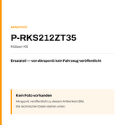 Akrapovic Hülsen-Kit P-RKS212ZT35 — Platzhalter, kein Herstellerfoto verfügbar