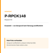 Akrapovic Repack-Kit P-RPCK148 — Platzhalter, kein Herstellerfoto verfügbar