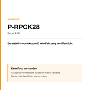 Akrapovic Repack-Kit P-RPCK28 — Platzhalter, kein Herstellerfoto verfügbar
