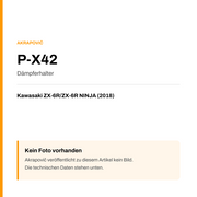 Akrapovic Dämpferhalter Kawasaki ZX-6R / ZX-6R NINJA (18-18) P-X42 — Platzhalter, kein Herstellerfoto verfügbar