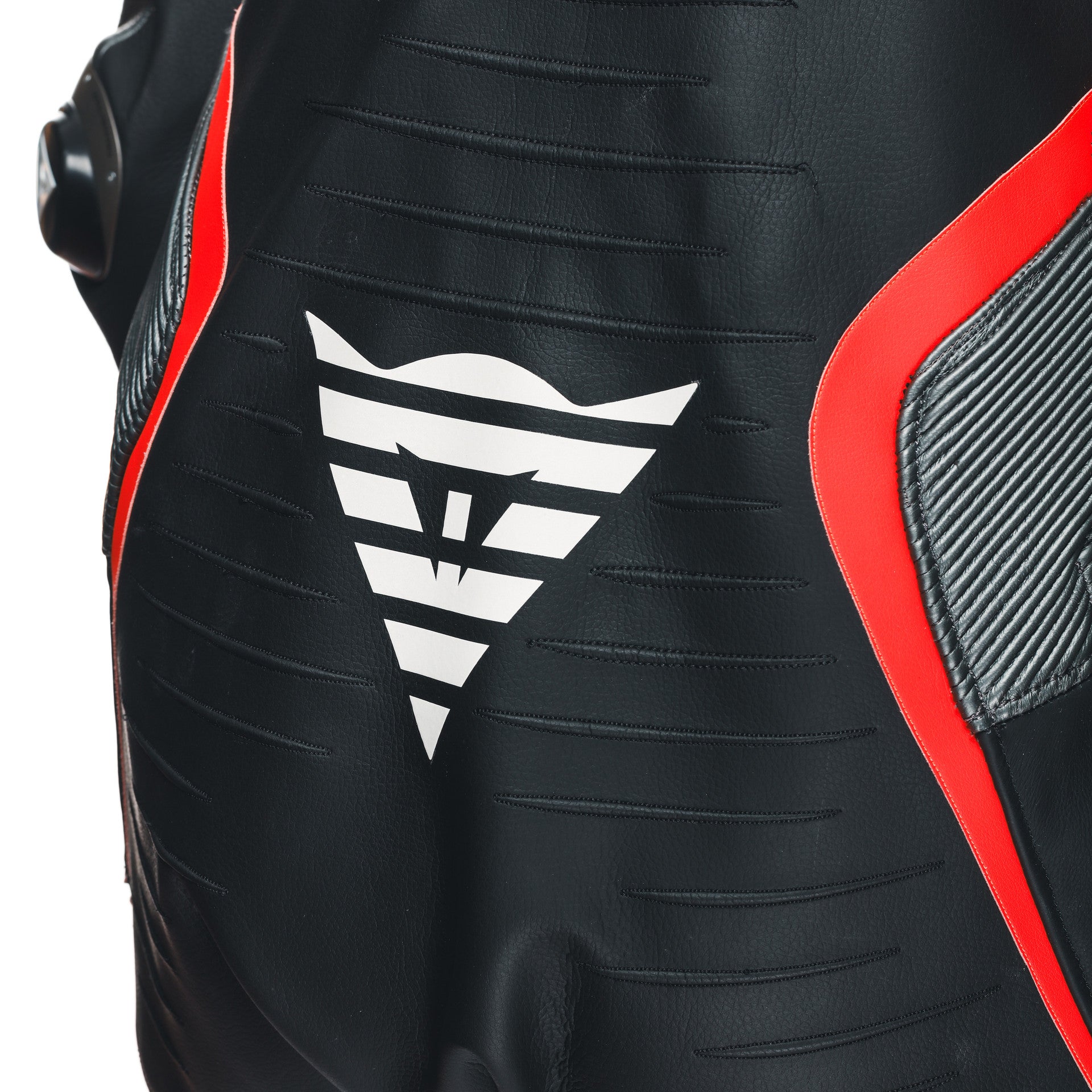 Dainese Audax D-ZIP kombinezon Kožno odijelo – Perforirani trkaći odijelo | Muški | Crna/Crvena 