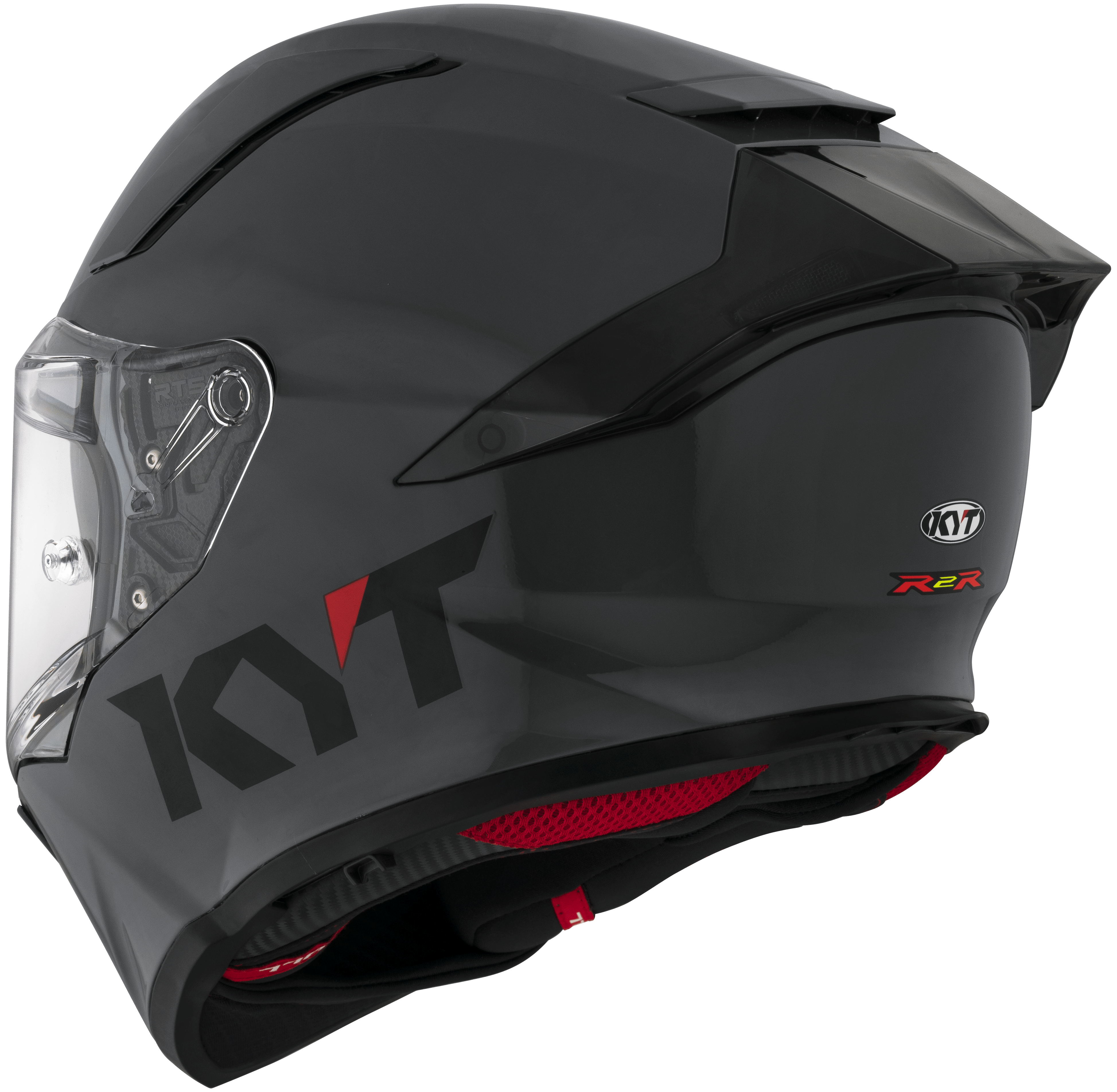 KYT R2R kaciga plain siva Y6R200W1 