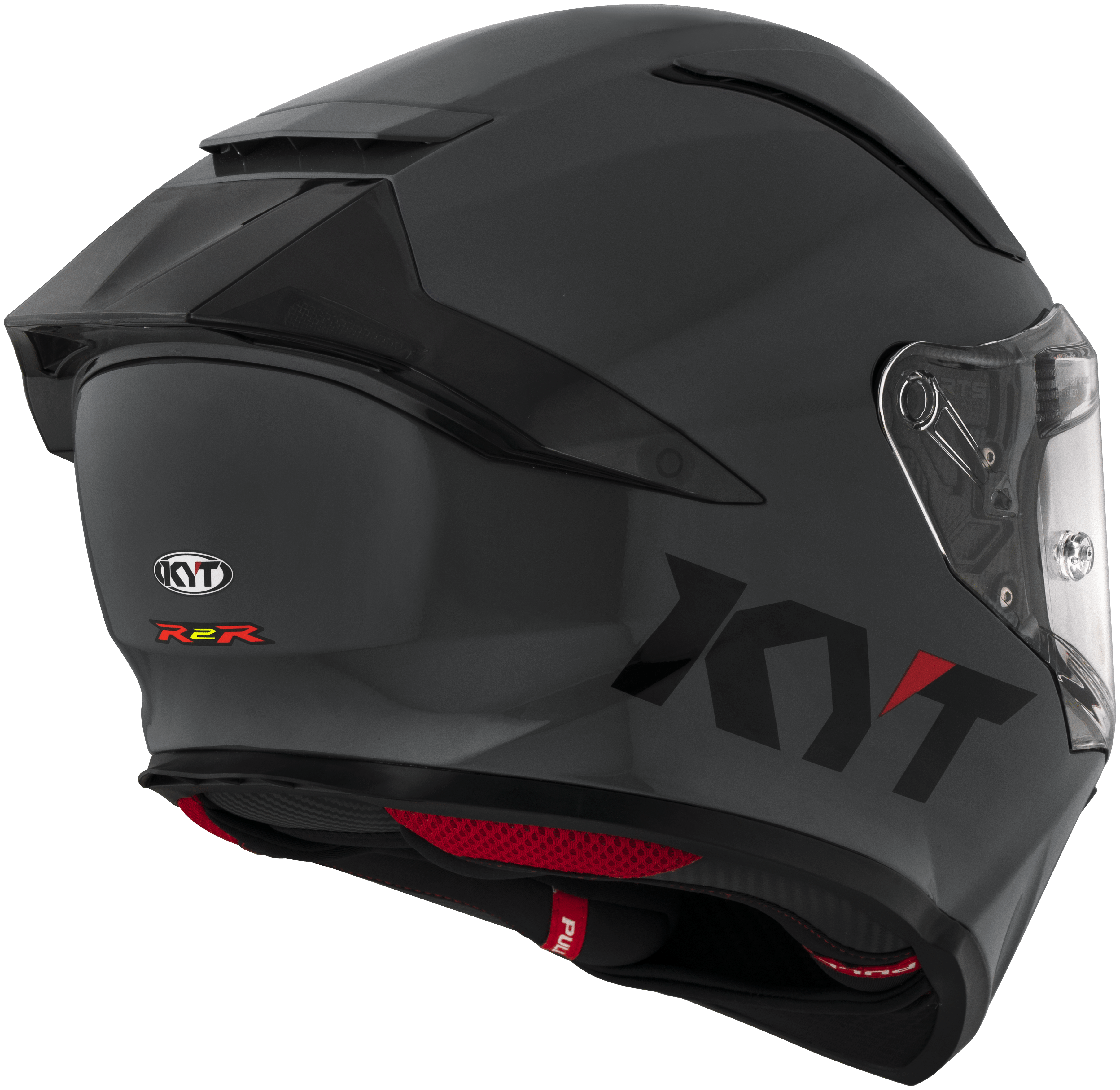 KYT R2R kaciga plain siva Y6R200W1 