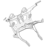 Aluminijski držač instrumenata "SBK" Ducati Panigale V4/S/R (18-24) Pierobon 