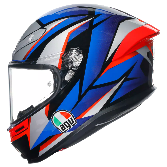 AGV K6 S kaciga Slashcut Crna/Plava/Crvena | 2118395001015 