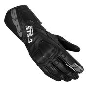 Spidi STS-3 Sport Motorrad Lederhandschuhe | Frauen | Schwarz | A220026