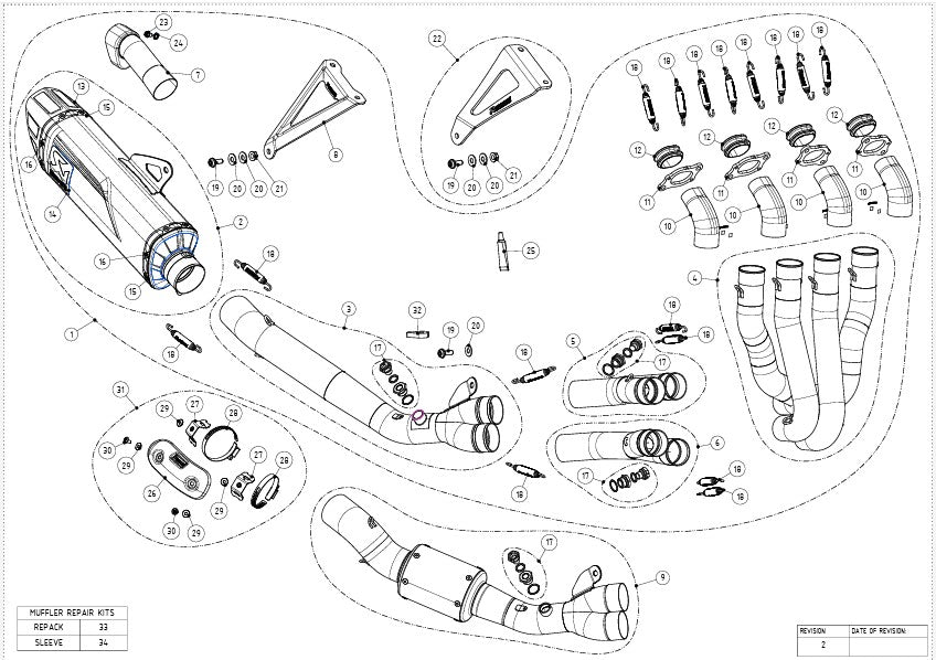 Akrapovič Evolution Line (Titan) Honda CBR 1000 RR-R SC82 (24-26) S-H10E4-APLT 