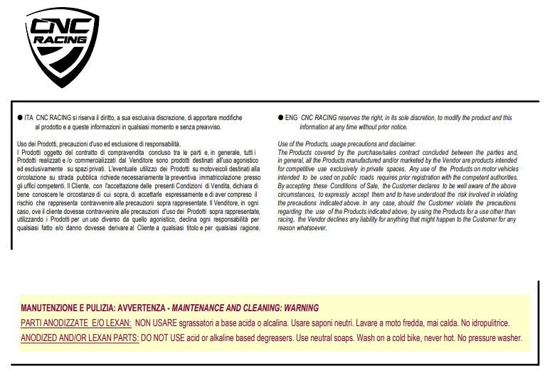 CNC Racing poklopac rezervoara Ducati Panigale V4/S/R (25-26) TSB11 