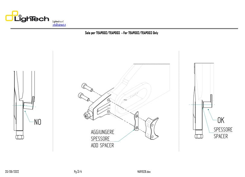 LighTech napinjač lanca za Suzuki GSX-R 600 & 750 (11-16) TESU004 