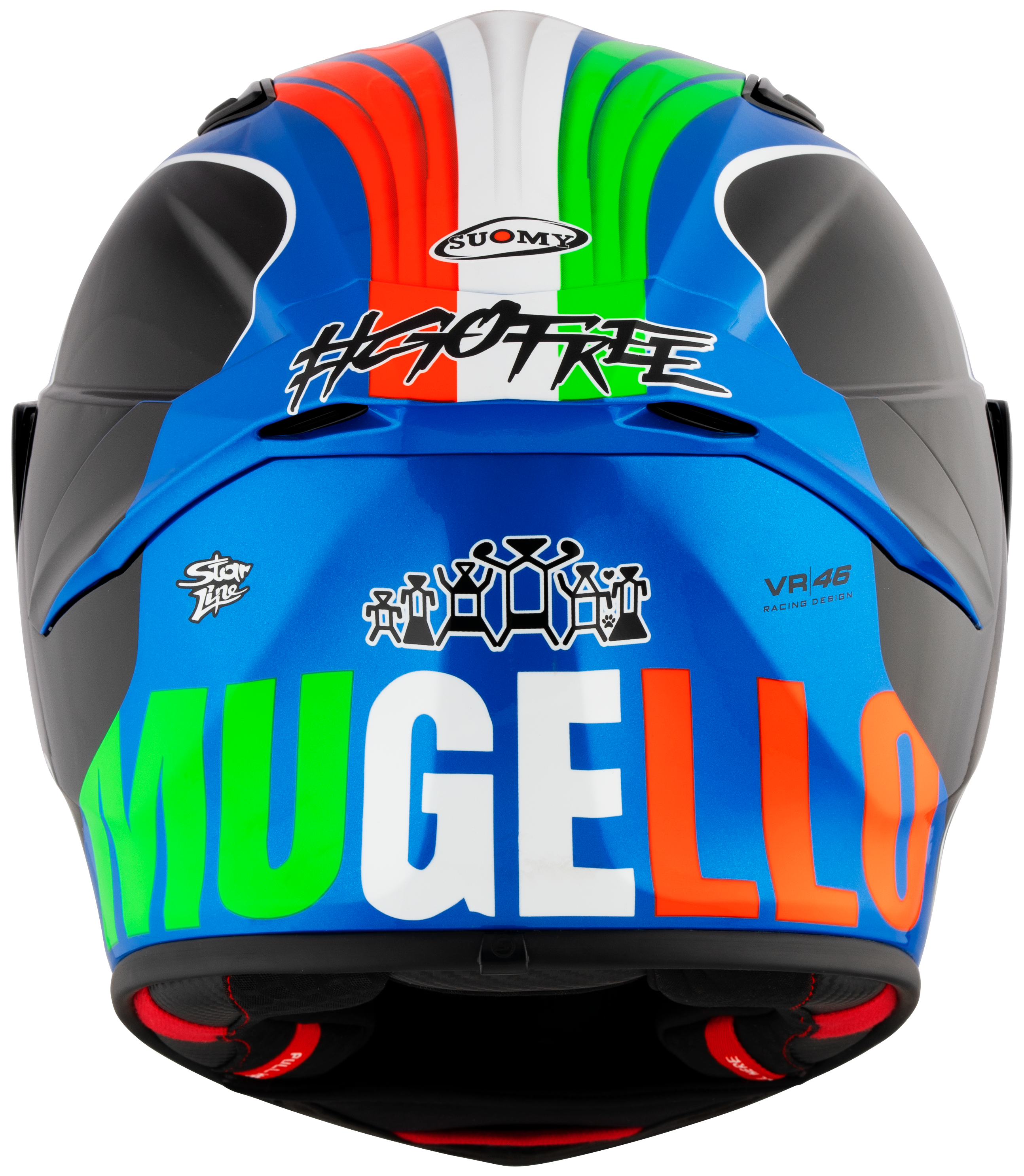 Suomy Track-1 kaciga Francesco Pecco Bagnaia Mugello 2022 replika K6T10016 