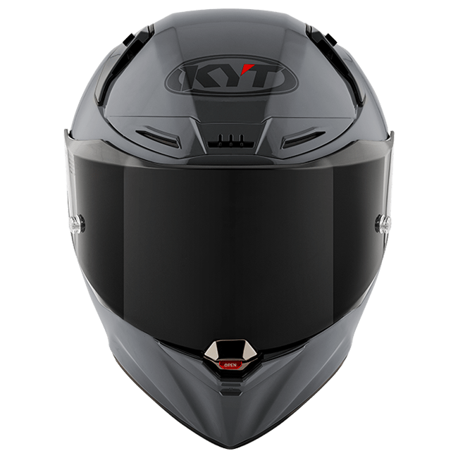 KYT R1R Racing kaciga Plain siva Y6R100W1 