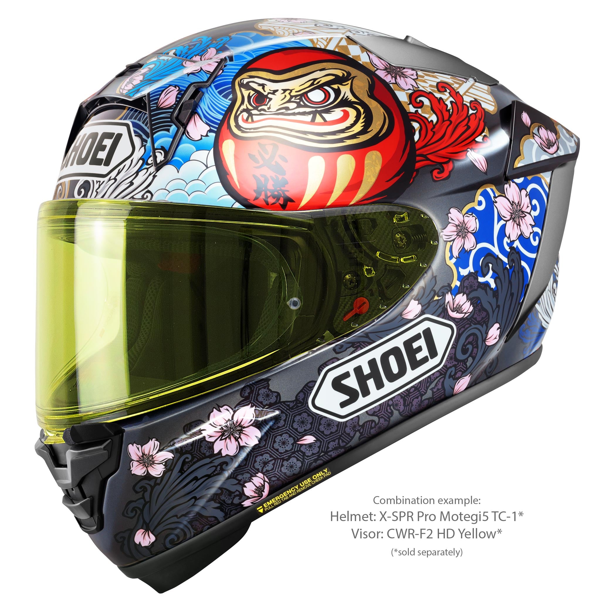 Shoei X-SPR PRO kaciga Márquez Motegi5 TC-1 - Marc Márquez Motegi 2024 replika 