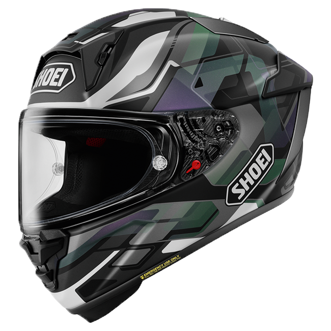 Shoei X-SPR PRO kaciga Valion TC-5 Tamnozelena / Siva / Ljubičasta 